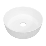 Timberline Allure Raked Above Counter Basin 360mm Gloss White - image 2