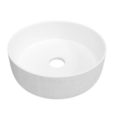 Timberline Allure Raked Above Counter Basin 360mm Matte White