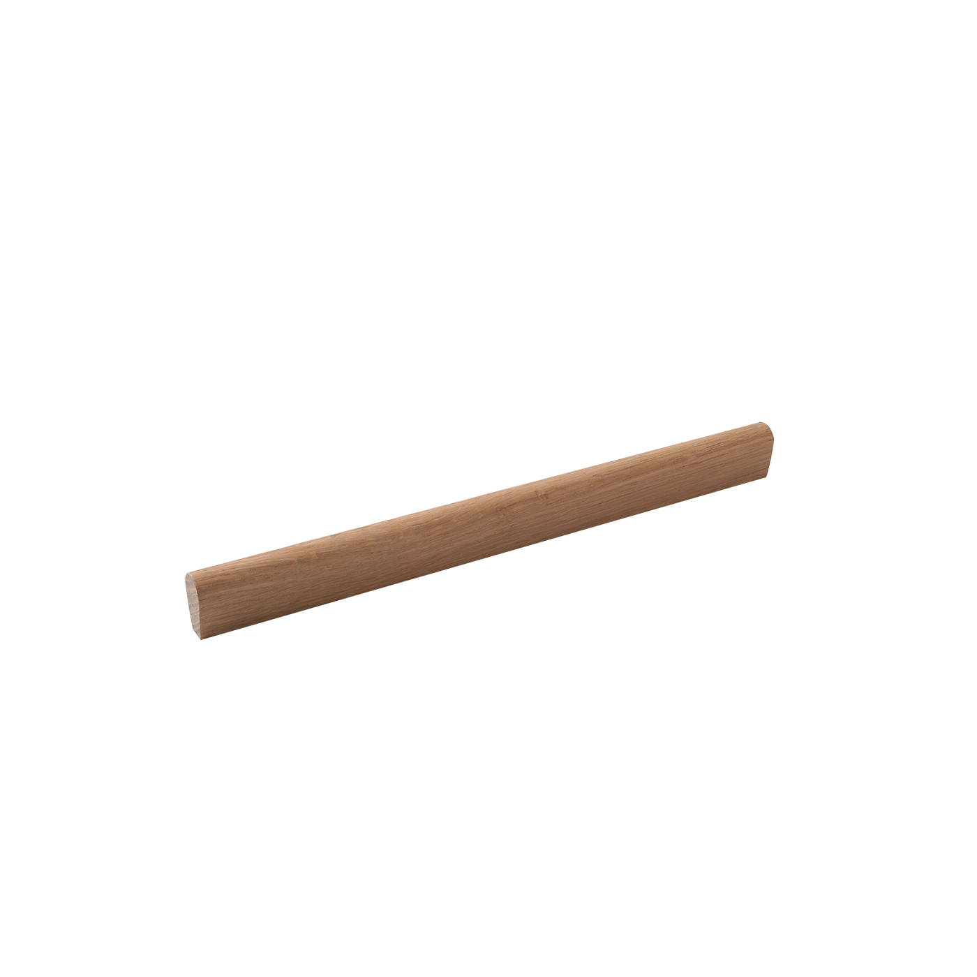 Momo Airlie Timber Pull Handle 300mm In Raw American Oak