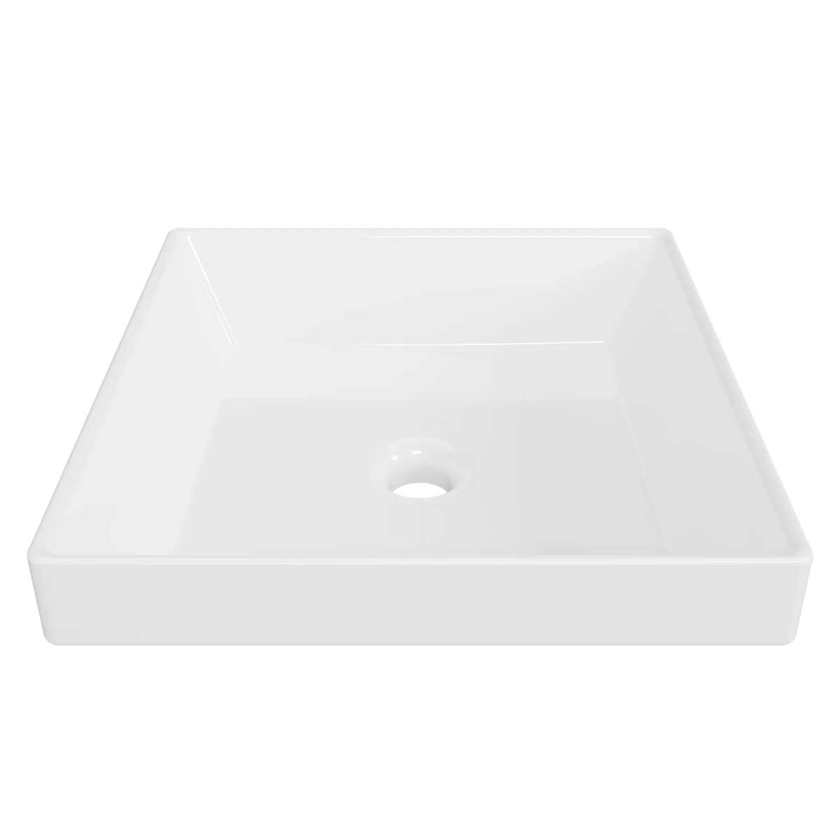 Timberline Arcade Inset Basin 400mm Gloss White