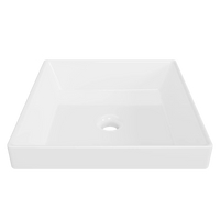 Arcade Inset Basin 400mm Gloss White – Gloss White