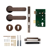 Momo Aspen Solid Brass Lever Entrance Set In