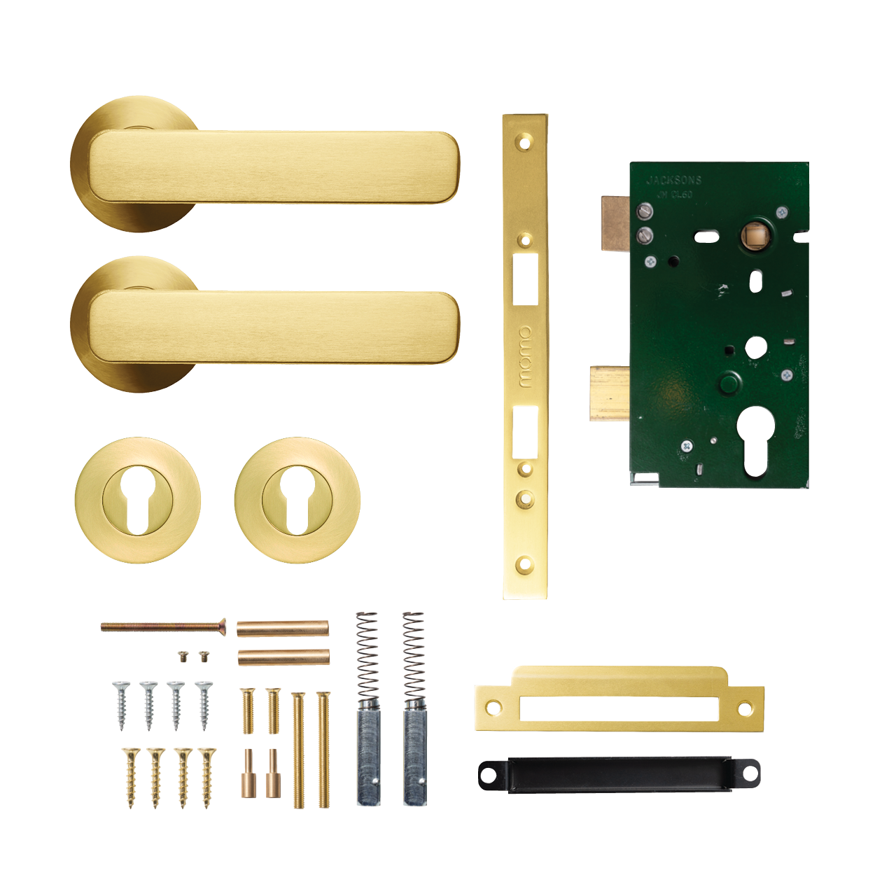 Momo Aspen Solid Brass Lever Entrance Set In