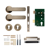 Momo Aspen Solid Brass Lever Entrance Set In