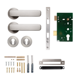 Momo Aspen Solid Brass Lever Entrance Set In