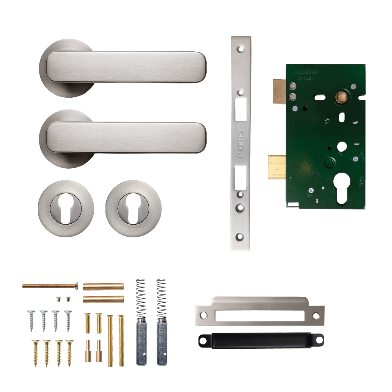 Momo Aspen Solid Brass Lever Entrance Set In