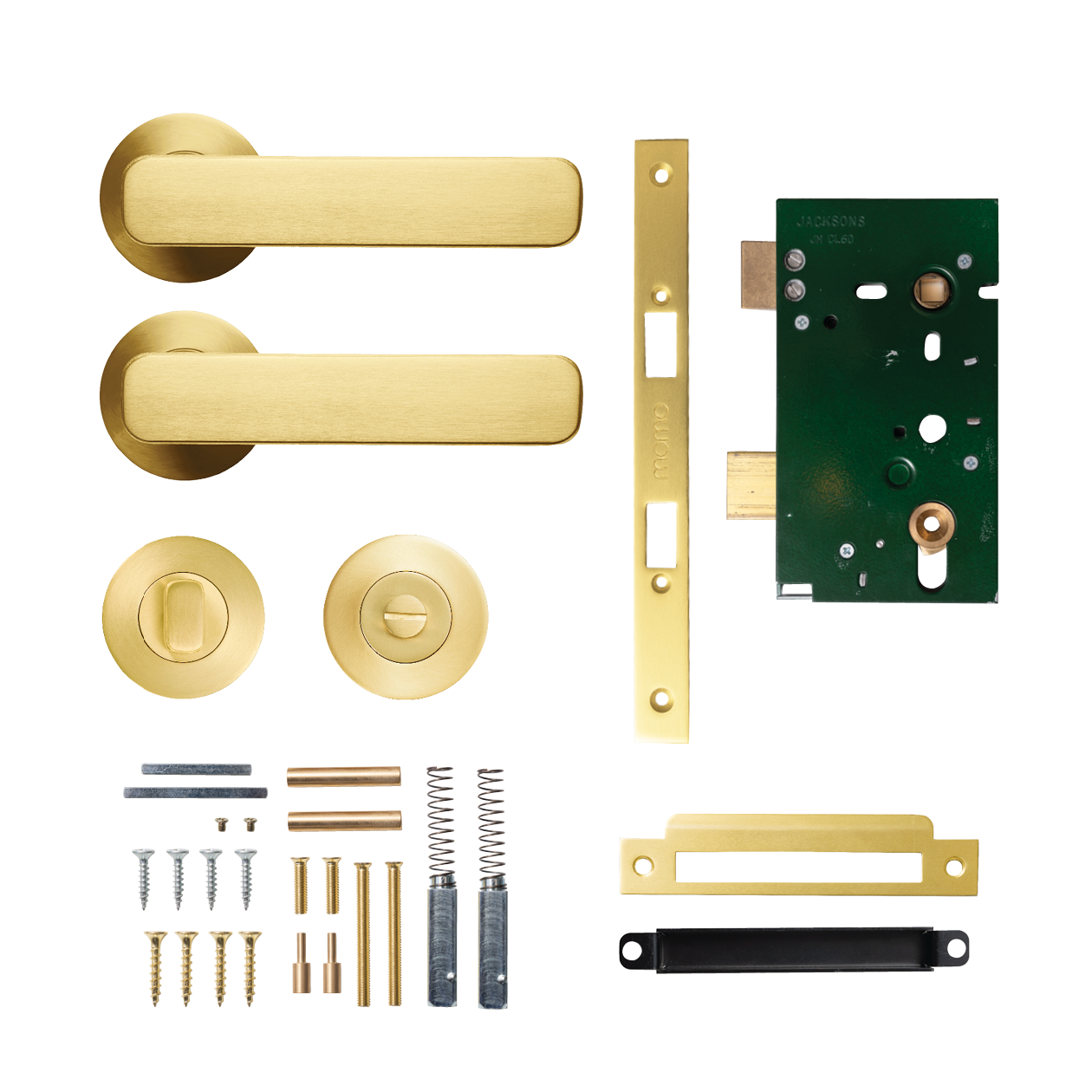 Momo Aspen Solid Brass Mortice Lock Privacy Lever Set In