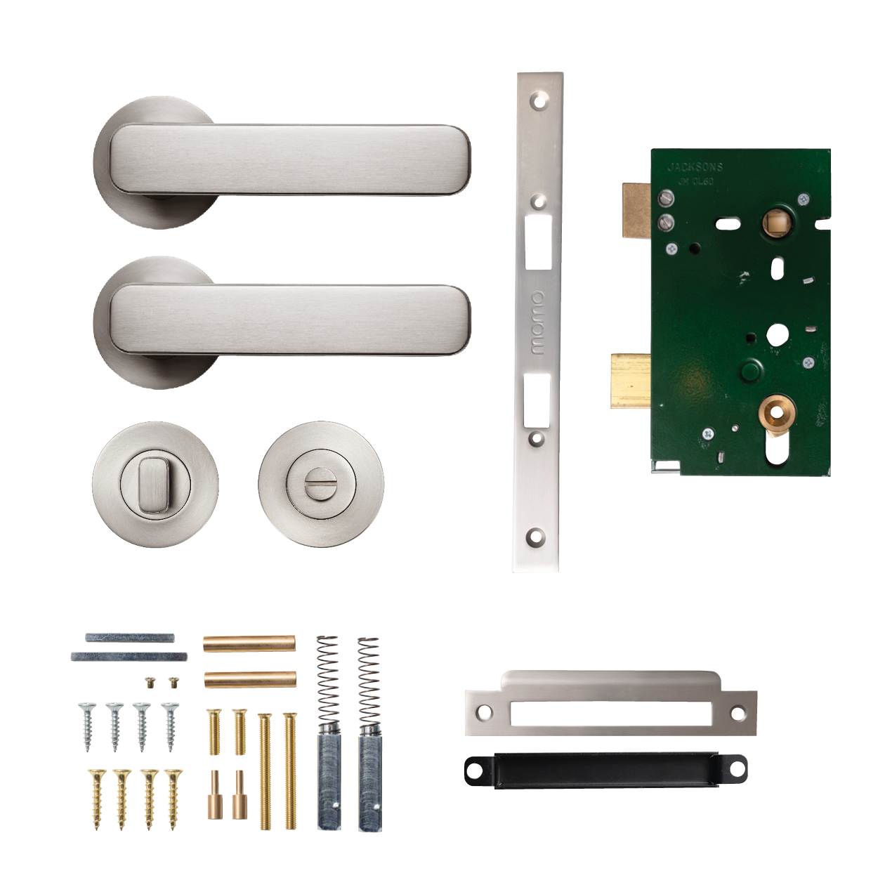 Momo Aspen Solid Brass Mortice Lock Privacy Lever Set In