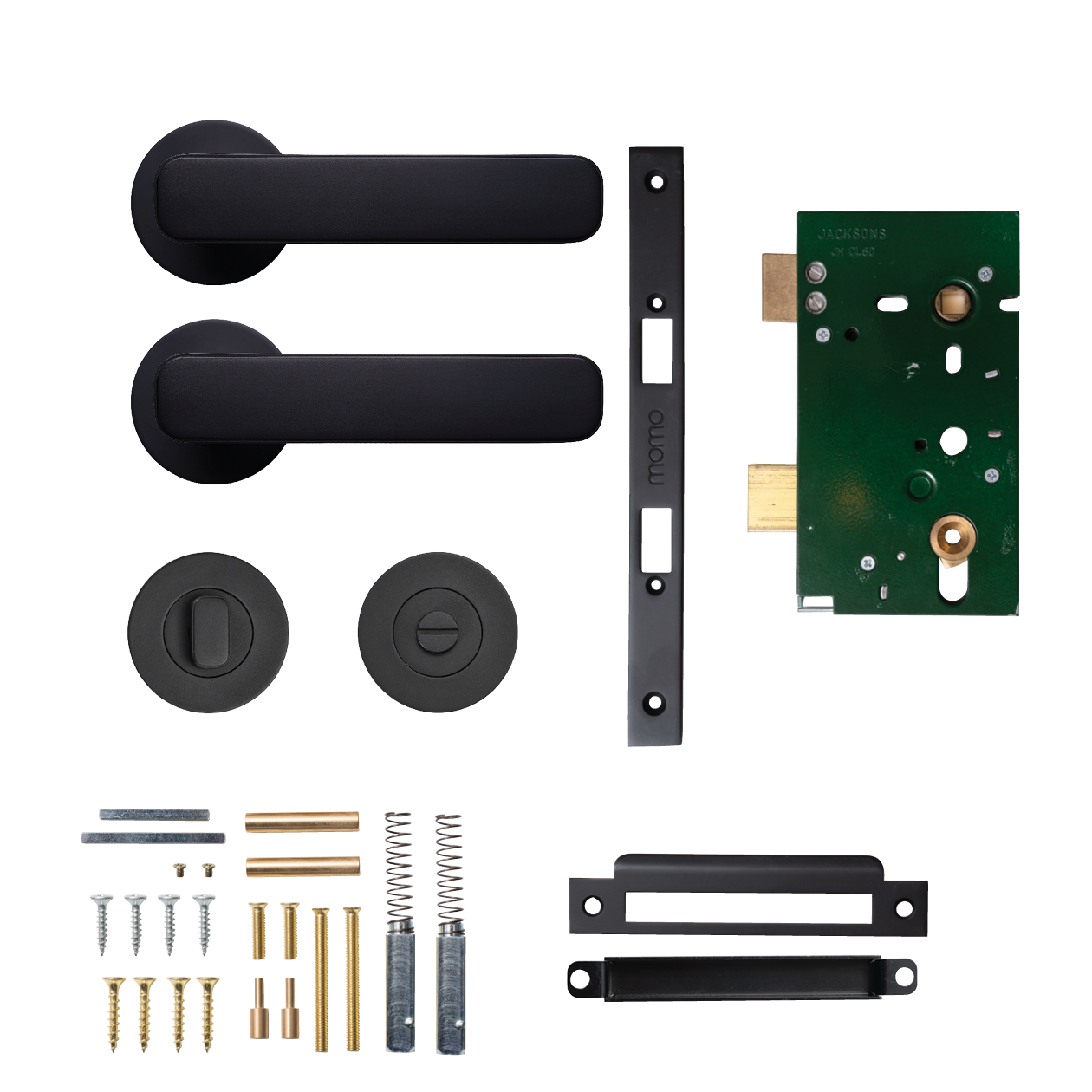 Momo Aspen Solid Brass Mortice Lock Privacy Lever Set In