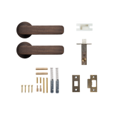Momo Aspen Solid Brass Tubular Latch Passage Lever Set In