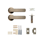 Momo Aspen Solid Brass Tubular Latch Passage Lever Set In