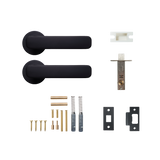 Momo Aspen Solid Brass Tubular Latch Passage Lever Set In