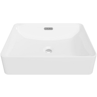 August Above Counter Basin 500mm Gloss White – Gloss White