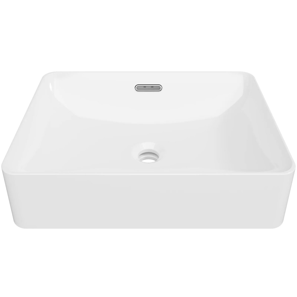 Timberline August Above Counter Basin 500mm Gloss White