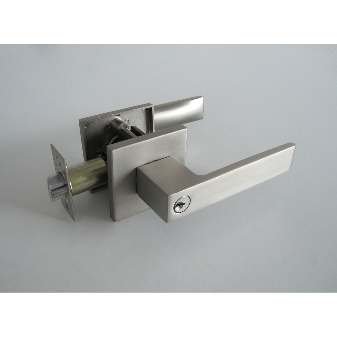 Avoca SQ Satin Nickel - Entrance