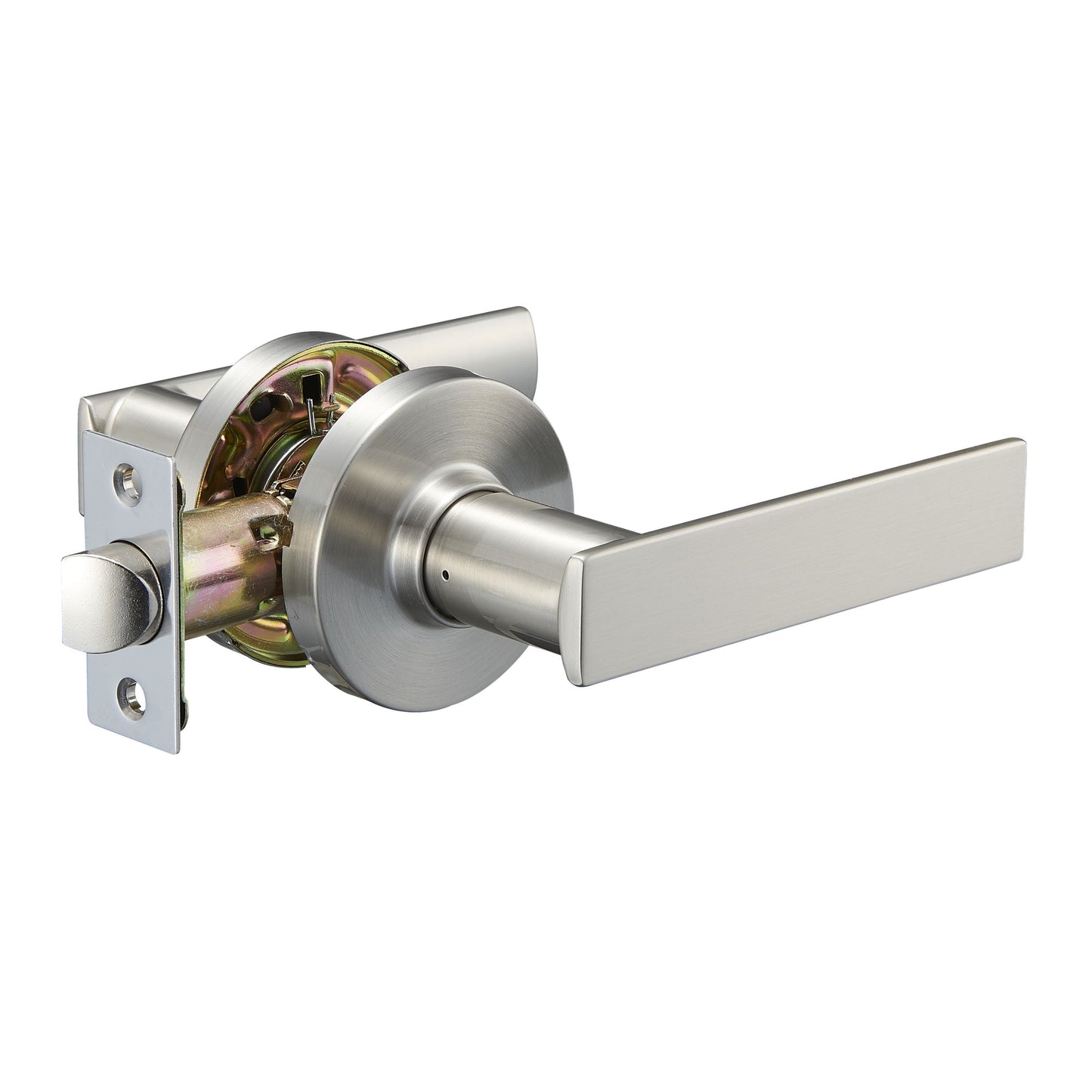 Austin Round Leversets – Brushed Nickel