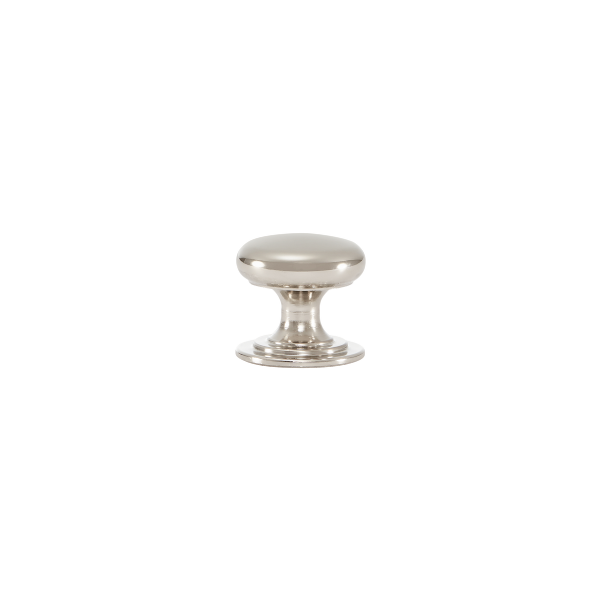 Momo Bosco Knob 32mm in Polished Nickel - angled product view