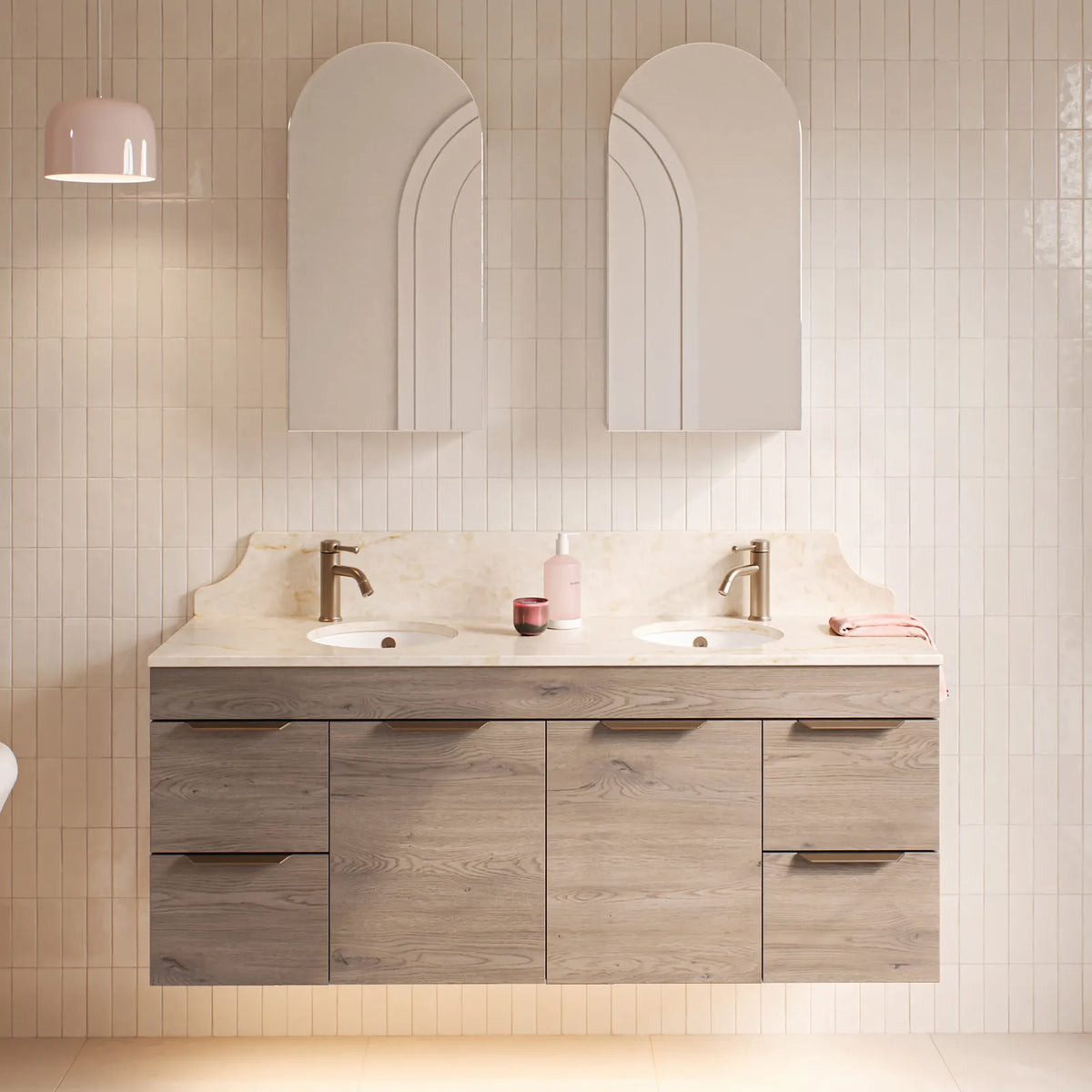 Timberline Bargo Vanity 1500mm Double Bowl