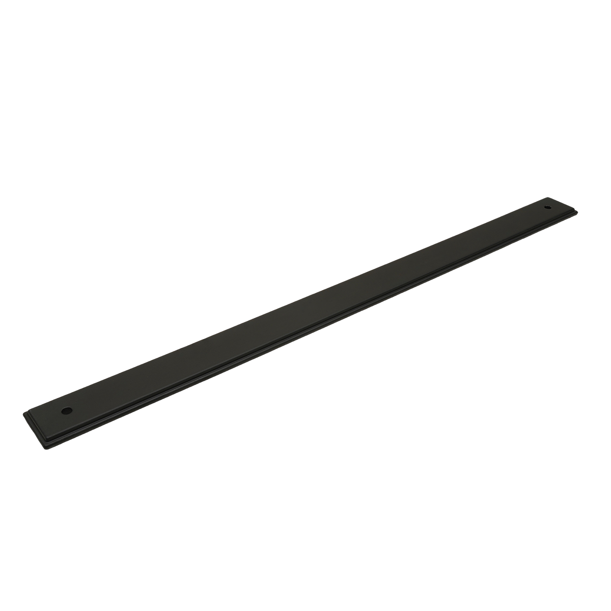 Momo Barrington Bar Handle Backplate 320mm in Matt Black - rear mounting detail