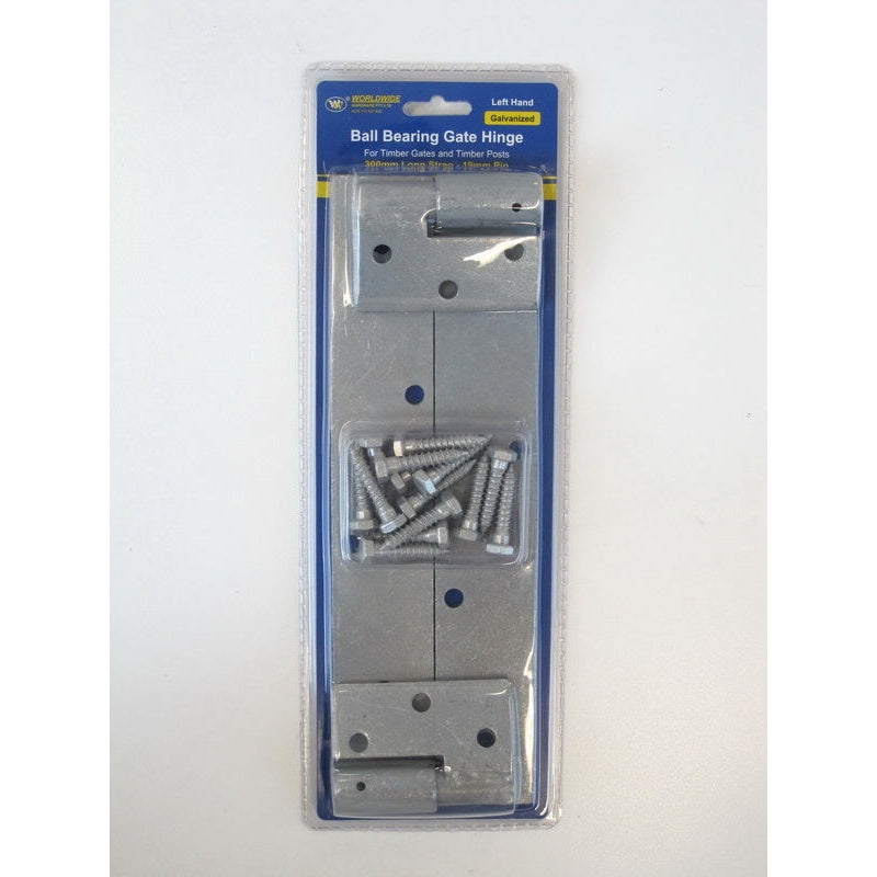 Long Strap Ball Bearing Gate Hinge Galvanized -Left Hand