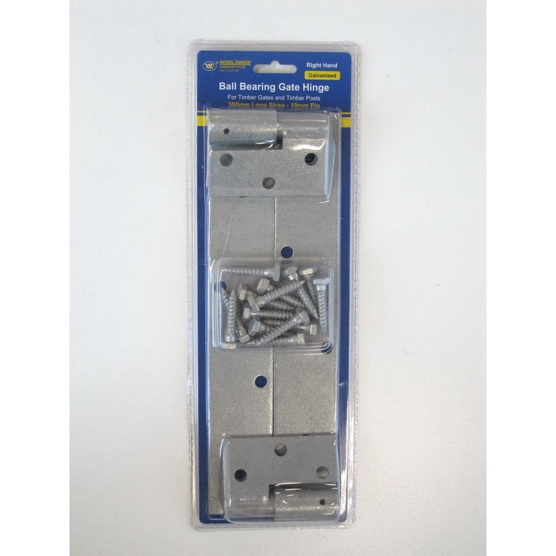 Long Strap Ball Bearing Gate Hinge Galvanized -Right Hand