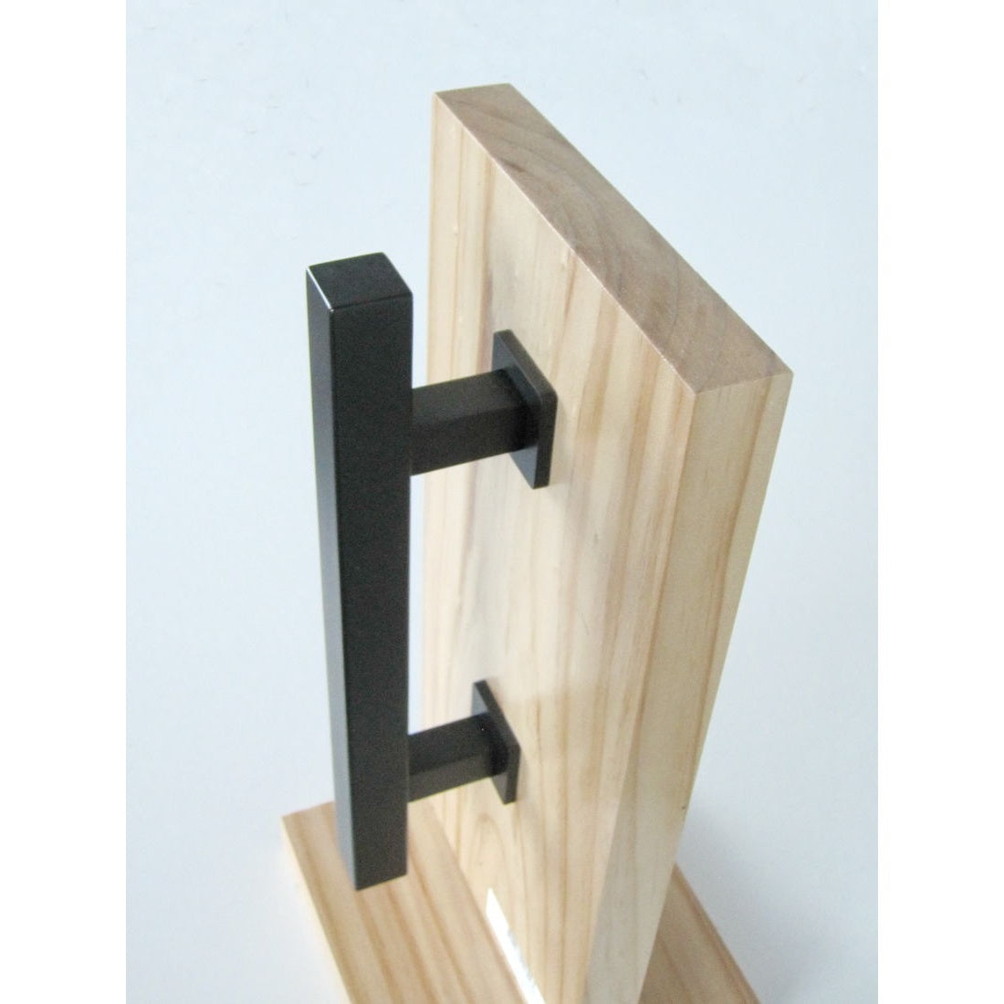 Sliding Barn Door SQ Handle - Matt Black