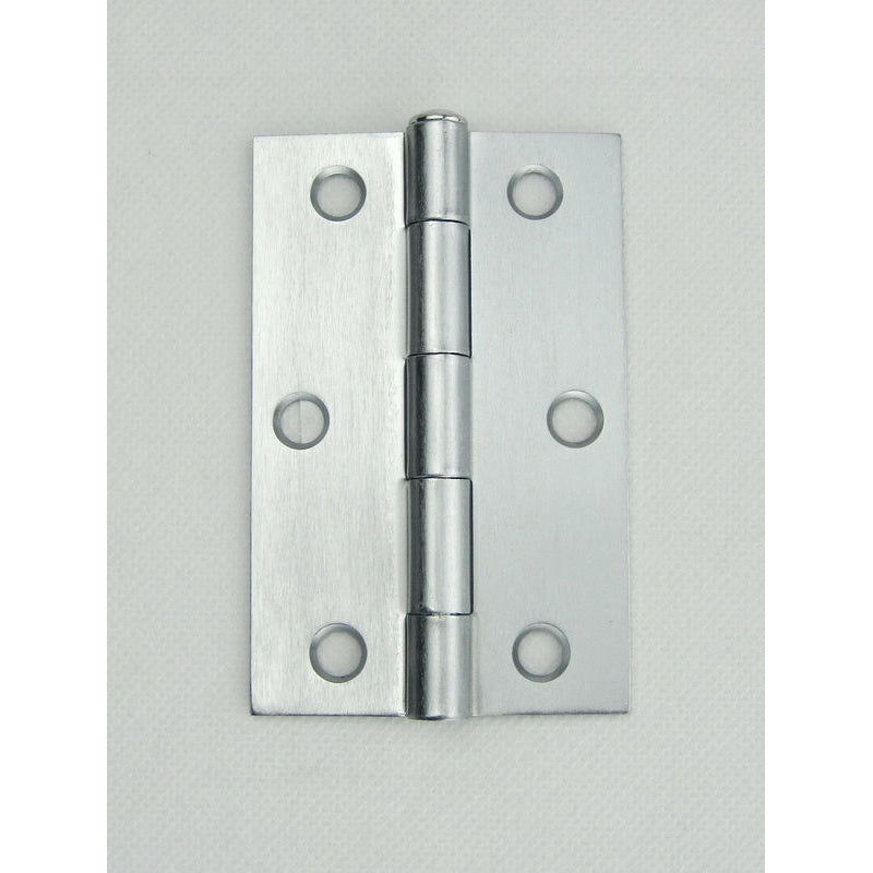 Hinge Steel Butt 89x57x1.6mm Loose Pin Satin Chrome