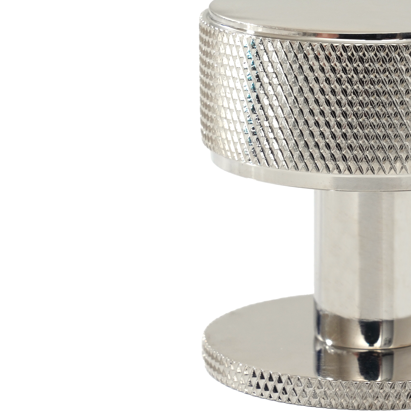 Momo Belgravia Knurled Round Knob  Solid Brass 35mm