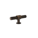 Momo Belgravia Knurled T Knob Solid Brass 82mm
