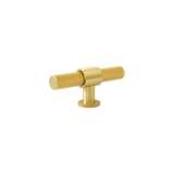 Momo Belgravia Knurled T Knob Solid Brass 82mm