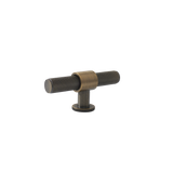 Momo Belgravia Knurled T Knob Solid Brass 82mm