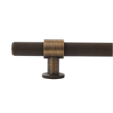 Momo Belgravia Knurled Bar Pull Solid Brass 160mm