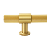Momo Belgravia Knurled Bar Pull Solid Brass 320mm