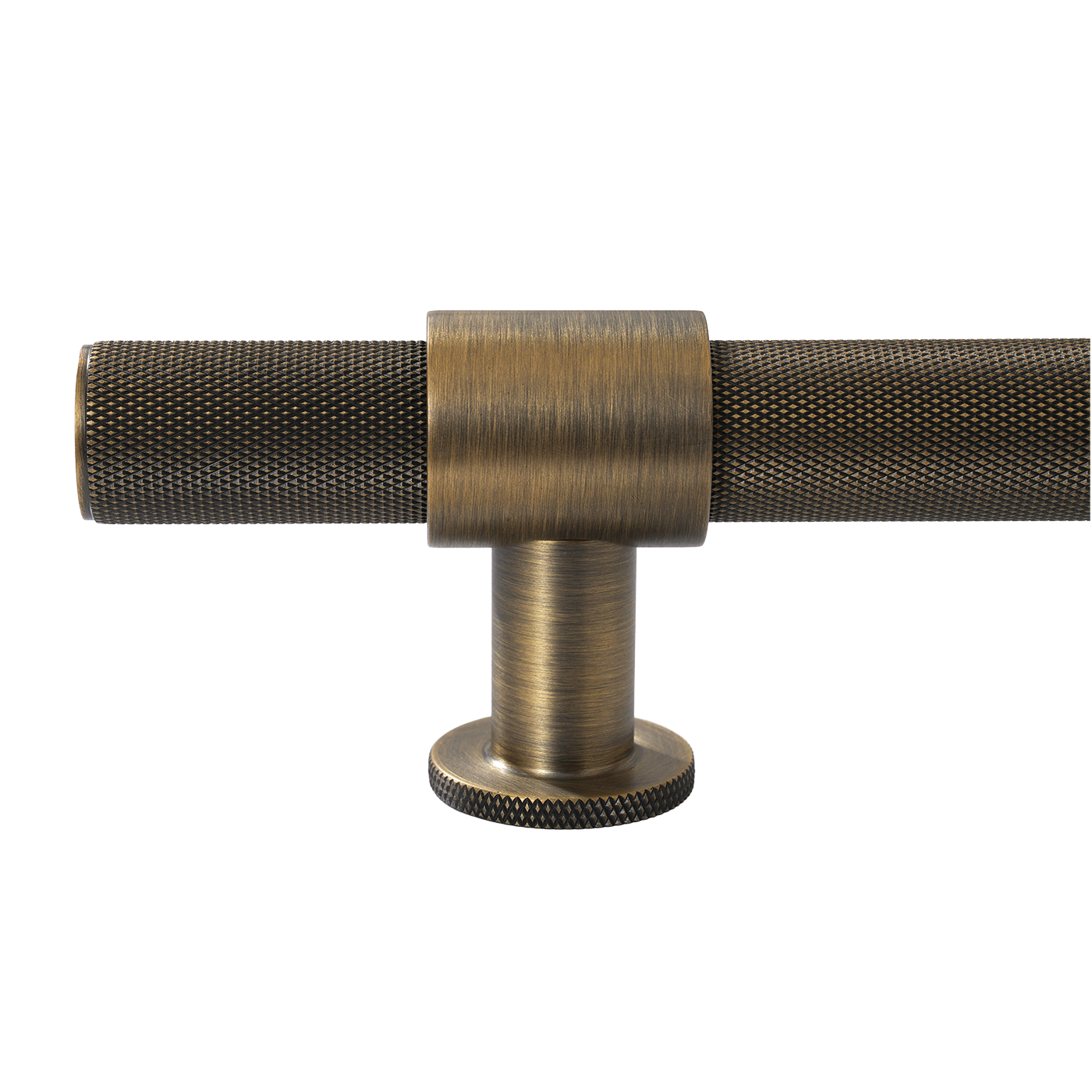 Momo Belgravia Knurled Bar Pull Solid Brass 320mm