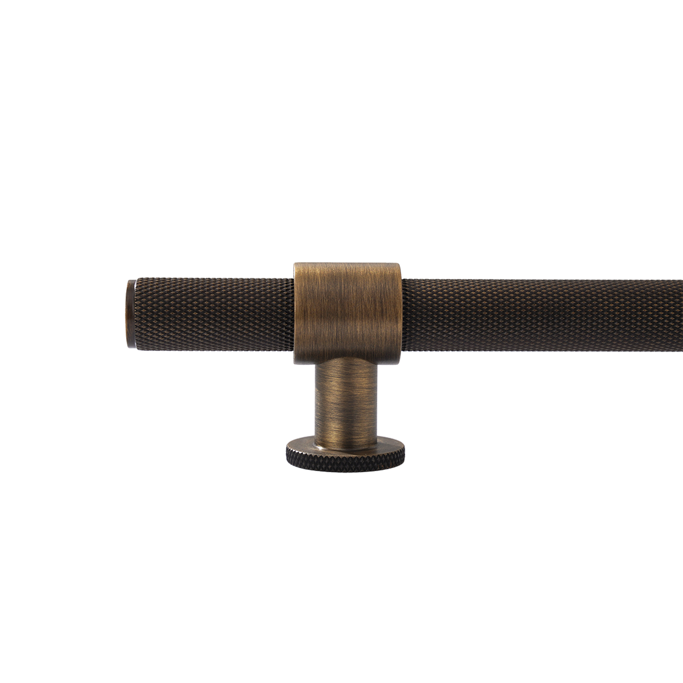 Momo Belgravia Knurled Solid Brass Door Pull Handle In
