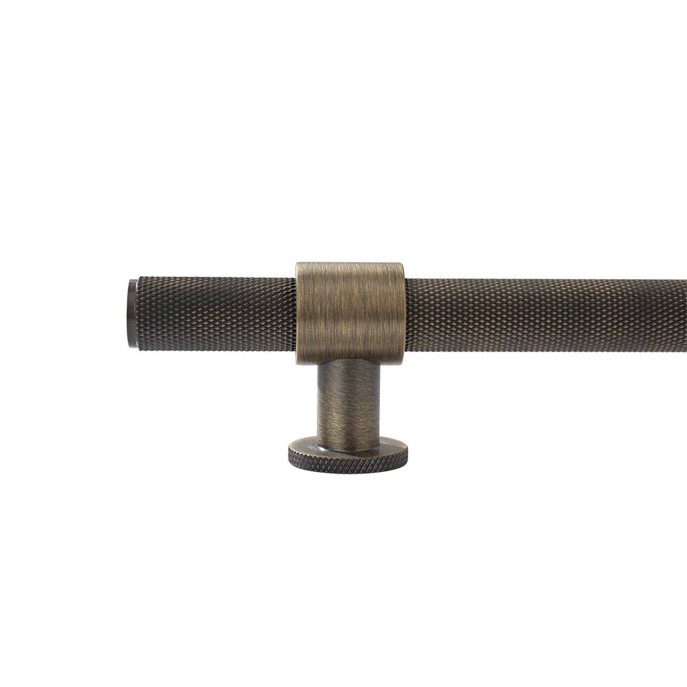 Momo Belgravia Knurled Solid Brass Door Pull Handle In