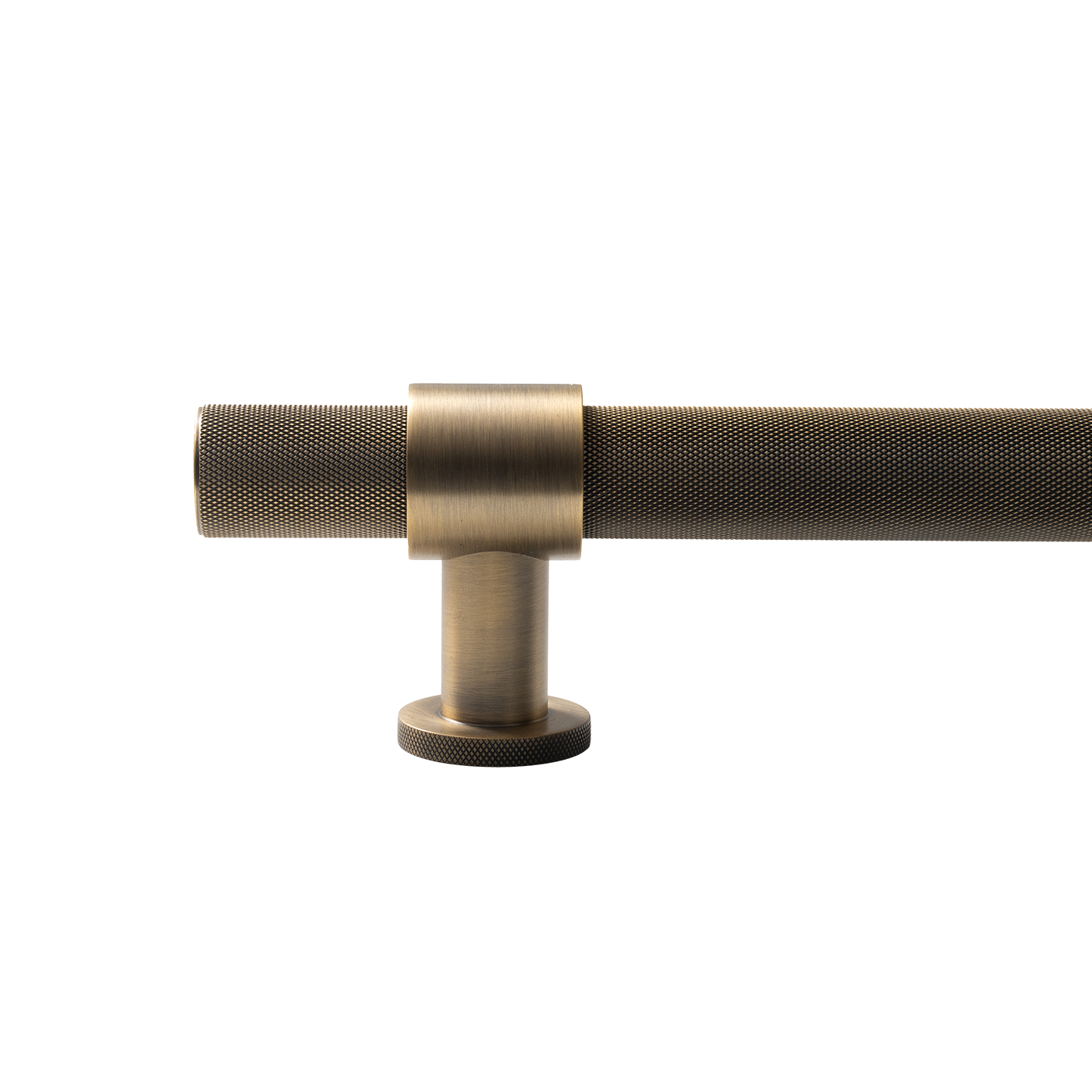 Momo Belgravia Knurled Solid Brass Entrance Pull Handle In