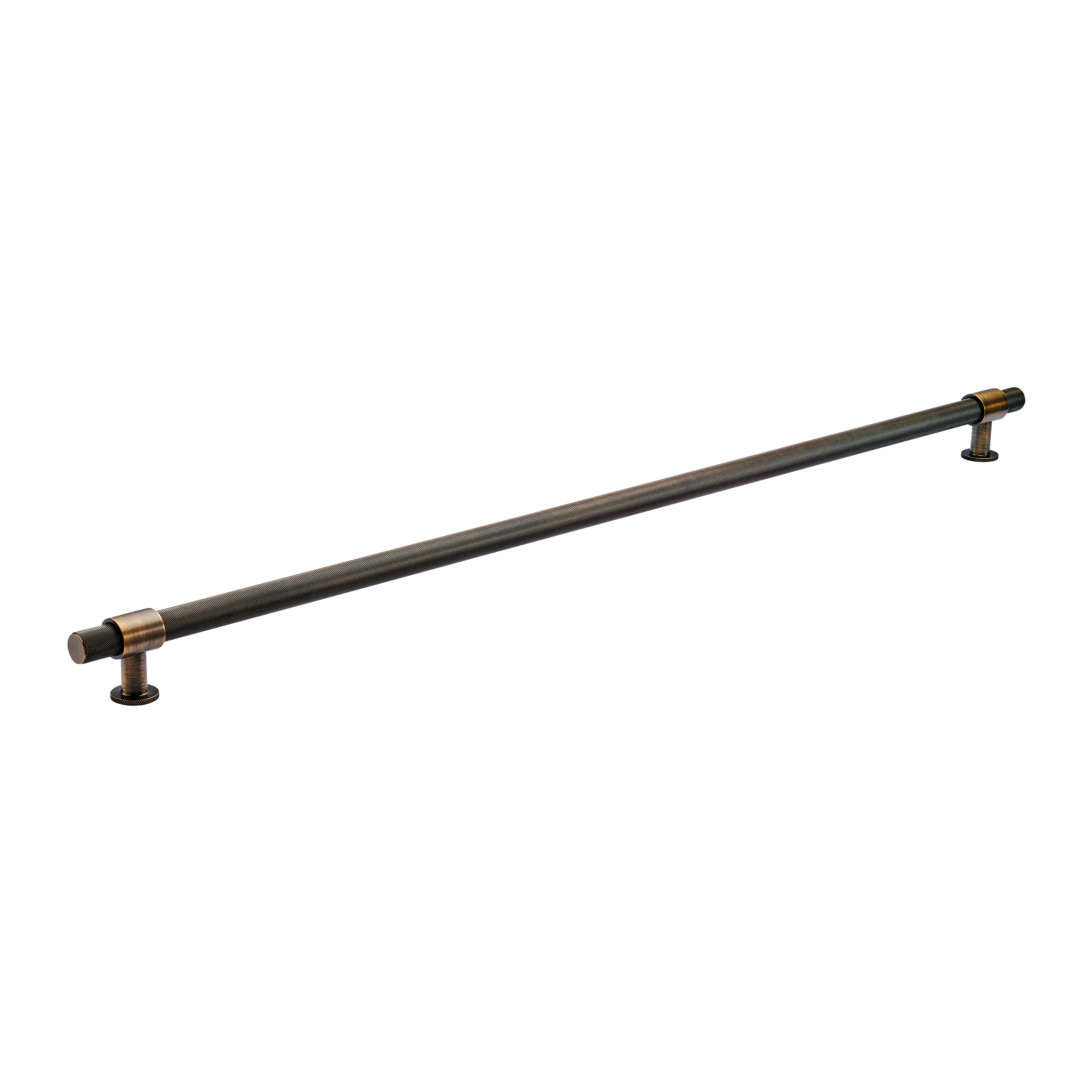 Momo Belgravia Knurled Bar Pull Solid Brass 800mm