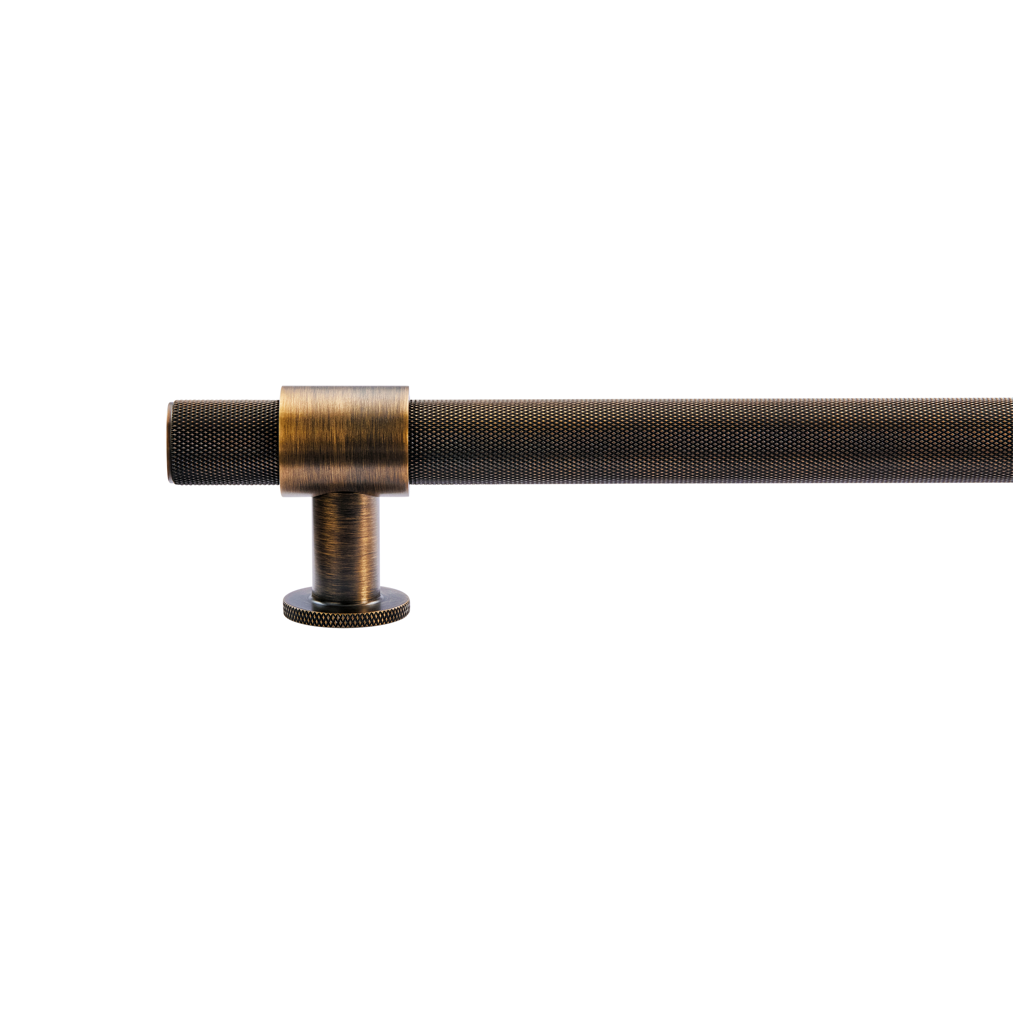 Momo Belgravia Knurled Bar Pull Solid Brass 800mm
