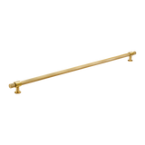 Momo Belgravia Knurled Bar Pull Solid Brass 800mm in Brushed Satin Brass - alternative product view