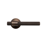 Momo Belgravia Solid Brass Knurled Lever Entrance Set In
