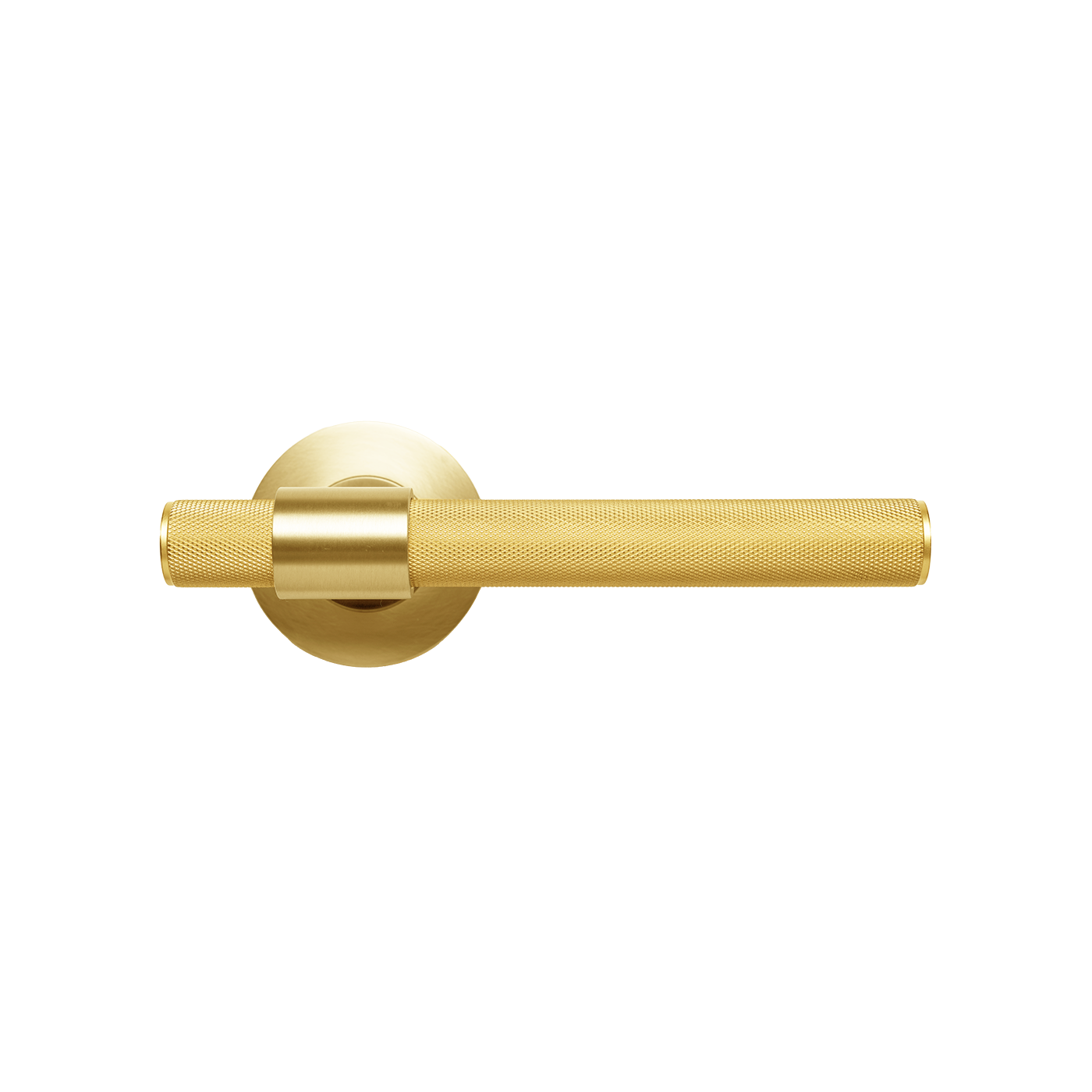 Momo Belgravia Solid Brass Knurled Mortice Lock Passage Lever Set In