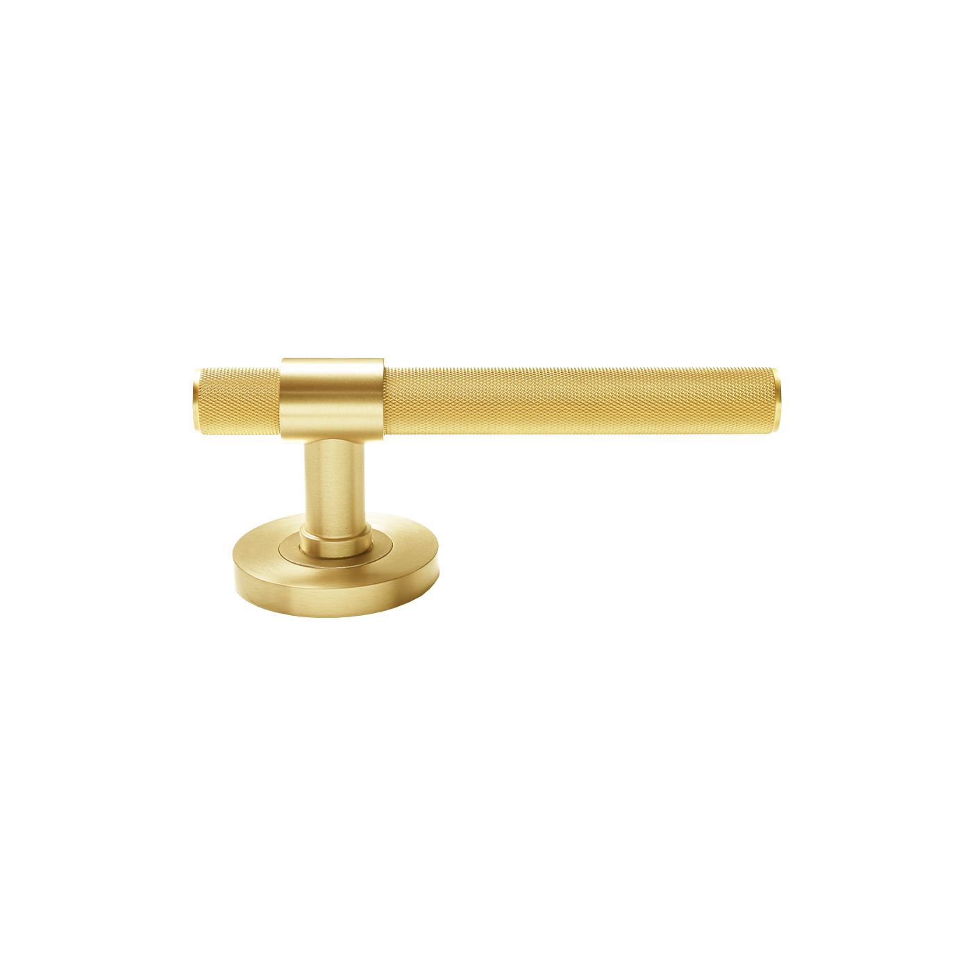 Momo Belgravia Solid Brass Knurled Mortice Lock Passage Lever Set In