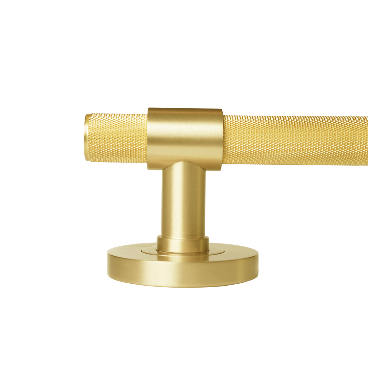 Momo Belgravia Solid Brass Knurled Mortice Lock Passage Lever Set In