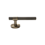 Momo Belgravia Solid Brass Knurled Lever Entrance Set In