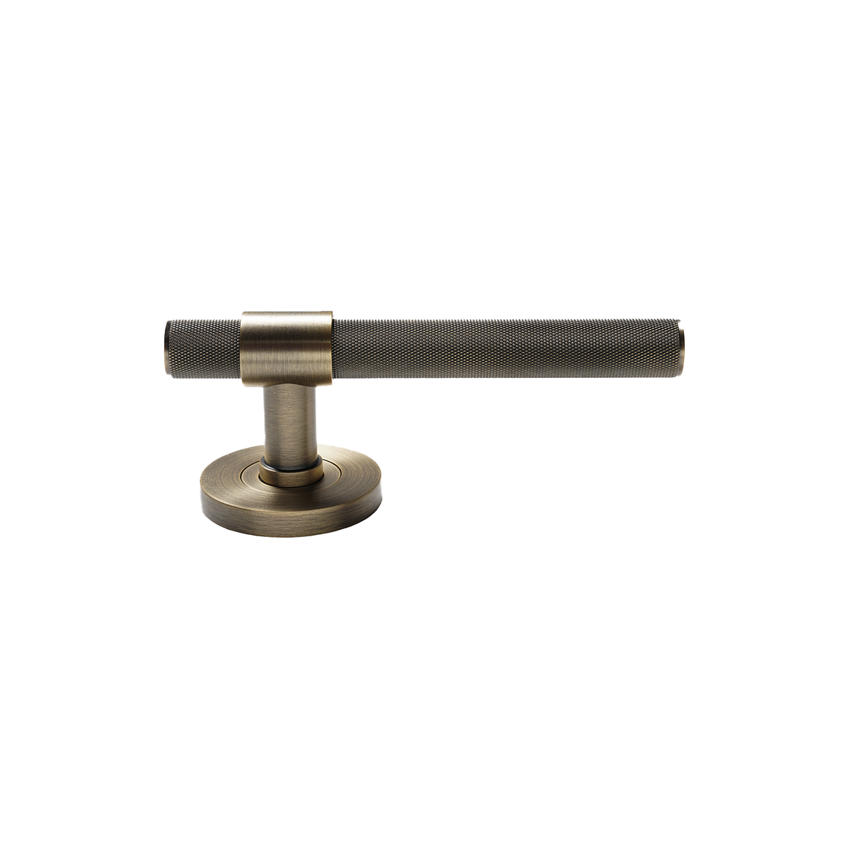 Momo Belgravia Solid Brass Knurled Lever Entrance Set In