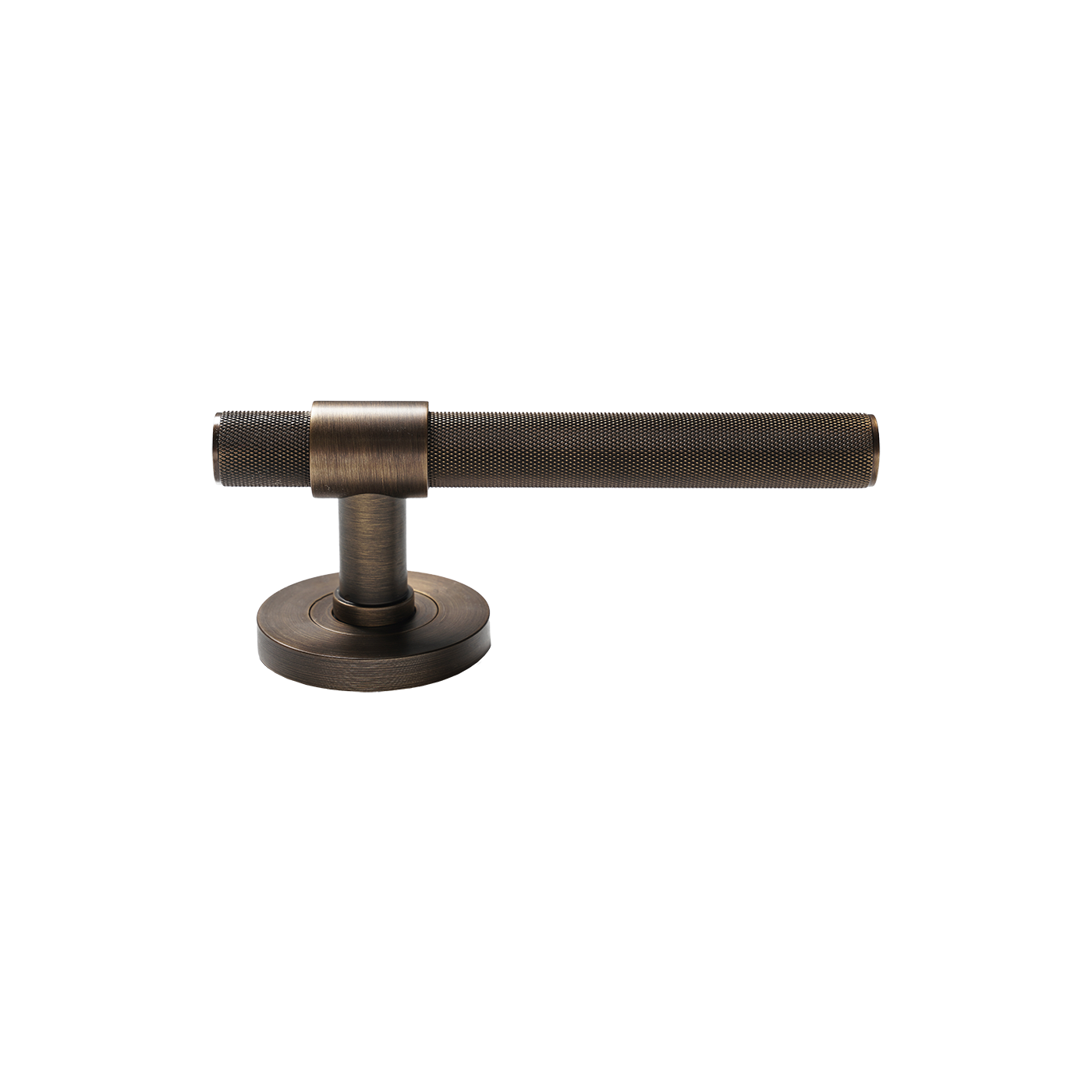 Momo Belgravia Solid Brass Knurled Lever Handle Set