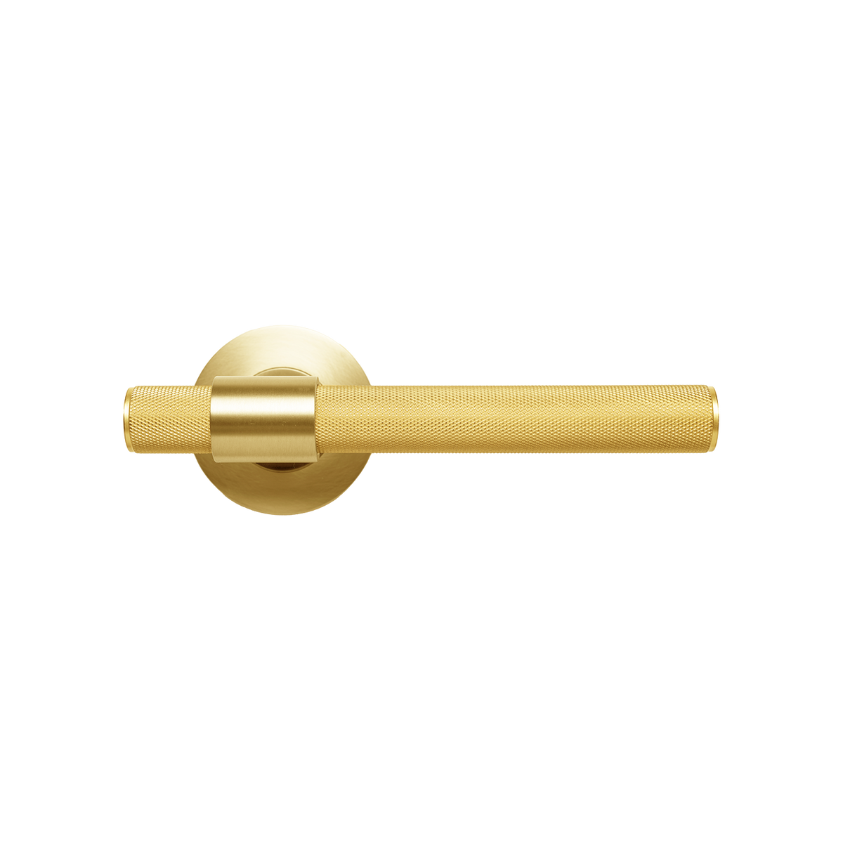 Momo Belgravia Solid Brass Knurled Lever Handle Set