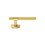 Momo Belgravia Solid Brass Knurled Lever Handle Set