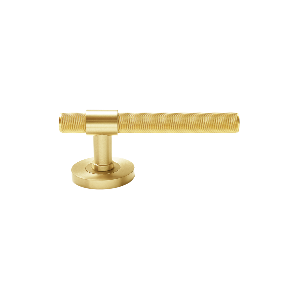 Momo Belgravia Solid Brass Knurled Lever Handle Set